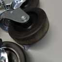 HOLKIE Caster Wheels 3 inch Locking Casters Set of 4, Threaded Stem 1/2" -13 x 1-1/2" (Diameter 1/2", Length 1-1/2") Swivel Heavy Duty Castors Black