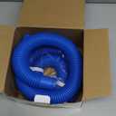 1-1/ 2" ×3ft Pool Skimmer Hose Replacement for Intex Above Ground Pool Compatible Summer waves Pools P58150036 (Blue -2 Pack)