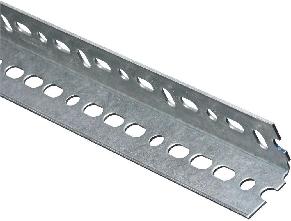 National Hardware N180-109 Slotted Angles, Galvanized, 1-1/2" x 72"