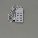 10-Port USB Wall Charger Station with Rapid Charging Auto Detect Technology Safety Family-Sized USB Ports for Multiple Devices Smart Phone Tablet Laptop Computer