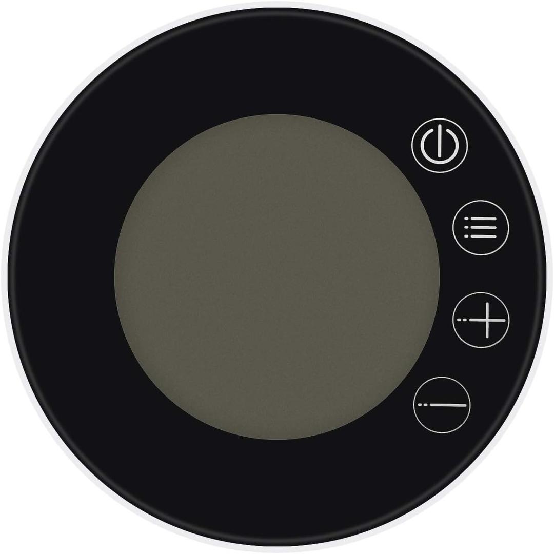 WiFi LCD Display Intelligent Thermostat Programmable Temperature Controller APP Control (GB, Black)