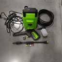 2025 New 4500PSI Electric Pressure Washer, Small Potable Power Washer with 20FT Pressure Hose, 4 Nozzle Set, Powerwashers for Home/Cars/Fences/Windows, Green