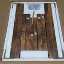 YUFAM Side Table End Table Tall Night Stand 3-Tier for Living Room Bedroom Bathroom Office Furniture Brown