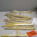 Gold Round Backdrop Stand, Round Backdrop Stand, Stable Enlarged Base Iron Circle Arch Frame for Wedding Party Lawn Decoration, Circle Arch Kit for Birthday, Wedding, Graduation, Photo Background Party