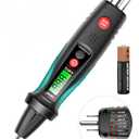 ANENG Non Contact Voltage Tester&Outlet Tester Receptacle Detector with Voltage LCD Display,Power Socket Checker Automatic Circuit Tester Polarity Voltage Test Wall Plug Electrical Tools