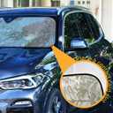 Vintage Colorful Herbs Wild Flowers Floral Car Windshield Sunshade Foldable Front Window Sun Visor Protector for Car,SUV,Truck - Keep Vehicle Cool,55 x 27.6 Inch