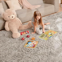 Glamtex 8'x10' Fluffy Rugs, Shag Area Rug, Soft and Comfortable Fluffy Carpets, High-Density Sponge Fluffy Carpet, not Easy to Fall Off, Living Room and Bedroom Rug
