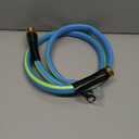 Short Garden Hose 5/8 5FT: Burst-Resistant Water Hose with Sturdy Brass Fittings - Lead-Free Hose for Car Washing Pet Bathing - Lightweight for Outside Campers RV, Car Wash, Watering, Green