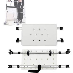 Adjustable Walker Rest Seat, Folding Walker Attachable Seat for Elderly Disabled, Range:20"~24" (Plastic)