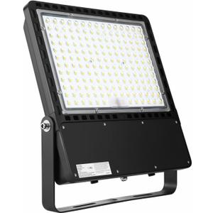 400W Outdoor LED Flood Light Fixture, 60,000LM(150LM/W), 5000K Daylight, 100-277V, IP66 Waterproof Lighting for Parking Lot, Warehouse, Playground, Stadium