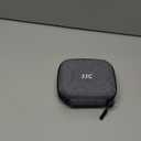 JJC Durable Hard Shell Lens Filter Case Up to 95mm, 4 Pockets Lens Filter Holder Bag with Belt Loop and Wrist Strap, Camera Lens Filter Storage Case Carrying Pouch for Filter Round Filter ND UV CPL