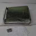 Acrylic Side Table with Storage Transparent End Table for Living Room Storage Shelf Acrylic Nightstand Long-Lasting(Green)