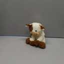 Cow Stuffed Animal Cute Cow Plush Doll Toy 8 inch for Girls Boys Christmas (zuoniu Brown)