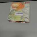 4 x RABUSOFA Fall Pumpkin Pillow Covers 12x20 Inch,Autumn Maple Leaf Thanksgiving Lumbar Cushion Case Decoration for Home Living Room Orange Green(Multicolor, 12"x20")