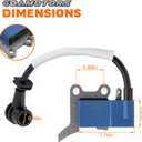 GoaMotors A411001710 Ignition Coils AH262 with Spark Plug Fit for Echo for Shindaiwa Trimmer SRM-2620U, PPT-2620, ID#A10073, A411001791