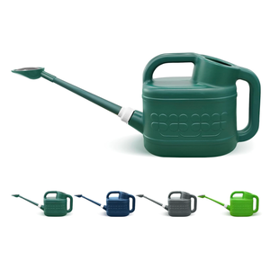 2 Gallon Watering Can, Garden Watering Can Outdoor, Plant Water Can with Removable Long Spout and Stainless Steel Sprinkler Head, Large Plastic Outdoor Watering Cans for Gardening Flower Plants