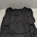 Women's Open Front 3/4 Sleeve Soft Drape Ruffles Cardigan Jacket (XX-Large, Aa)