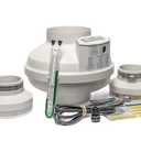 Festa AMG Hawk Radon Fan – 3“ Installation Kit - Quiet and Energy Efficient Radon Mitigation Inline Fans – High Performance 6” Duct Fan, Amg Hawk 6x3
