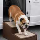 Pet Gear Easy Step II Extra Wide Pet Stairs, Dark Mocha
2 Step, For Cats/Dogs up to 200 pounds, Removable/Washable Carpet, Easy Assembly, No Tools Required