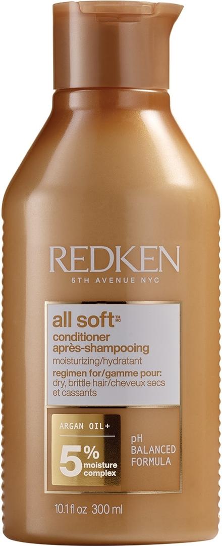 Redken All Soft Conditioner For Dry, Brittle Hair with Argan Oil, Supersize 500ml