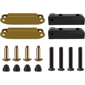 Soft Top Rear Bow Hinge Fits For Suzuki Samurai And Sj410 All Model Years- Full Kit - Both Side HingesTop Bow Replacement Kit with Hinge Hardware