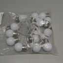 Pooqla Light Bulbs for 4FT Marquee Light up Letters Numbers,12 LED Warm White and Cool White Battery Operated String Lights for Indoor Outdoor Birthday Christmas Party Decor