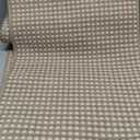 Kitchen Rugs and Mats Non Skid Washable Set of 2 PCS, Absorbent Runner Rugs for Kitchen, Farmhouse Weave Floor Mats in Front of Sink, 17.3"x 47"+17.3"x 29" (Brown)