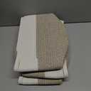 voten Storage Cubes Baskets Bins Organizer 11x11x11'' Fit 12x12''Cube Storage Organizer Bookcases Shelves,Durable Woven Cotton Storage Basket for Organizing,Round 3Pack Off White/Light Brown (L11xW11xH10.7)