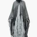 Hooked Cloak, Scary Halloween Costumes for Men, Black Cape for Adult Cosplay Props, Scream Costume for Women Gray