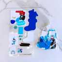 Winlyn 24 Sets Winter Decorations DIY Snowman Stocking Ornaments Christmas Craft Kits Foam Stocking with Festive Snowman Snowflake Foam Stickers for Kids Holiday Classroom Activities Party Favors