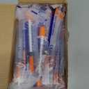 1ml 31G 5/16 Inch 8mm Syringe, U-100 Lab Syringes Individually Wrapped, Pack of 100