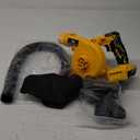 Cordless Leaf Blower for Dewalt 20V Max Battery,Electric Jobsite Air Blower with Brushless Motor,6 Variable Speed Up to 180MPH,2-in-1 Handle Electric Blower and Vacuum Cleaner(Battery Not Included)