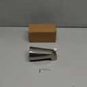 Tub Spout with Pull Down Diverter  Slip-Fit Bathtub Faucet Spout Replacement, 1/2 Copper Pipe Connection, Easy Installation, Universal for Bathroom Shower (Brushed Nickel)