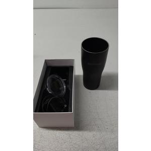 X Heated Coffee Mug 19 oz., 8 Hour Battery Life, Self-Heating, Adjustable Temp Controlled, LCD Screen, One Button Temperature Adjustment, Includes Cover with Magnetic Slider (Black) (Black)