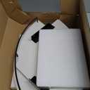 Corner Floating Shelves, Rustic Brown Wood, Set of 2, Wall Mount Storage with Guardrail for Bathroom Kitchen Living Room (White)