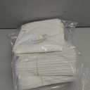 INTERWARM 80Pcs Wedding Gift Bags Bulk, 5.5x2.4x4.7 Inches Thank You Paper Bags with Handle Ribbon Bow Tags White Gift Pouch Bulk for Valentine's Day Wedding Bridesmaid Graduation Birthday Party Favor