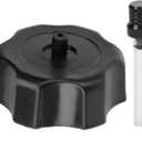 HIAORS Gas Fuel Tank Cap Compatible with TaoTao Coolster 3050C 110cc 125cc ATV 50cc 70cc 90cc X-pro Baja Kazuma Roketa Buyang Coolsport Sunl Eagle Peace Quad 4 Wheeler Parts with Vent Breather Tube