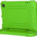 Lainergie Tablet Case for Kids, Lightweight Shockproof Kid-Proof Cover with Handle Stand for 7 inch Tablet Kids Case,Incompatible with iPad TCL Samsung, Green