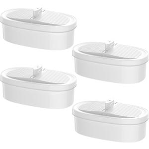 4 Pack WD-PF-01A Plus Replacement Filter for All Water-Drop Pitcher Filtration System, Compatible with Water-Drop WD-PF-01A Plus, Reduces PFOA/PFOS, Chlorine, Last Up to 3 Months or 200 Gallons, White