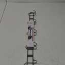 Wall Mount Utility Rack Black 4" x 30,5" x 2"