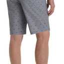 M MAELREG Golf Shorts Men Print Quick Dry 9" Stretch Lightweight Water-Resistant Flex Flat Front Fashion Mens Shorts Casual (Heather Quiet Shade)