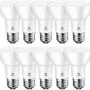 Energetic BR20 LED Bulb R20 Dimmable 6000K Cool Daylight 45W Equivalent to 6.5W, Recessed Can Light Bulbs, Kitchen Ceiling Lights, E26 500 Lumen LED Flood Light Bulbs, Indoor UL Listed (Pack of 10)