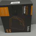 Tefici Electric Heated Blanket Throw, Super Cozy Soft 2-Layer Flannel 50" x 60" Heated Throw with 6 Heating Levels & 4 Hours Auto Off, Machine Washable, ETL&FCC Certified, Home Office Use, Grey