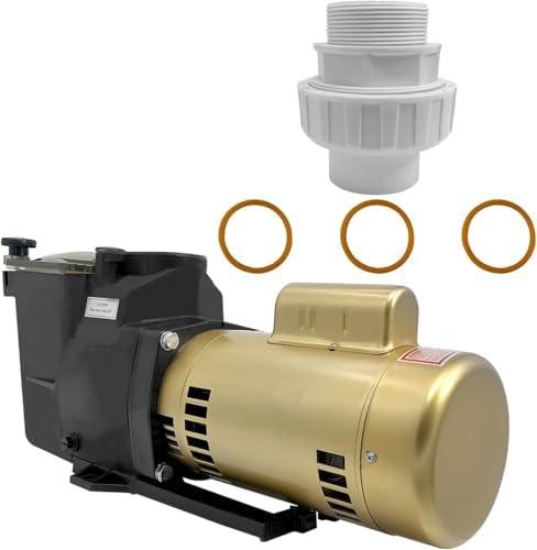 W3SP2610X15 Pool Pump 1.5 HP 115/230V Single Speed Super Pump Pool Pump for Hayward SP2610X15 Super Pump for In-Ground Pool and Spa