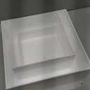 PecMuikee Buffet Risers, Food Risers for Buffet Table, Display Stand Shelf for Catering Dessert Collectibles Jewelry Figures Show, Acrylic Cube Display Nesting Risers with Hollow Bottoms 3PCS