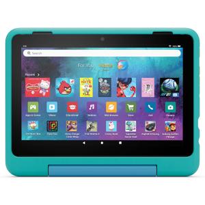 Amazon Kid-Friendly Case for Fire HD 8 tablet (Only compatible with 12th generation tablet), Hello Teal