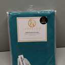 Royale Linens 300 Thread Count 100% Long Staple Combed Cotton Flat Sheet - Super Soft - Top Sheets - Queen Flat Sheet Sold Separately - Breathable, Cool & Crisp Percale Sheets Only (Queen, Teal)