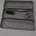 SPACEKEEPER Slim Rolling Storage Cart, 3 Tier Storage Organizer Laundry Room Organizer Mobile Shelving Unit, Multi-Purpose for Kitchen Office Bathroom Laundry Narrow Places, Gray (Grey)