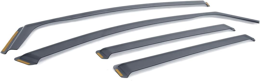 in-Channel Window Visors Fits for 2021-2023 Volkswagen ID.4, Side Auto Window Wind Deflectors, Ventshade, Rain Guards for Cars/Trucks