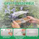 Window Bird Feeder with Strong Suction Cup for Outdoors Viewing, Close-up Bird Watching Gift for Elderly Cats, Suitable for Cardinals, Finches, Bluebirds, etc.